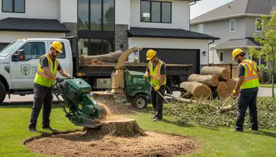 Professional lawn mowing and edging service in Clearwater, FL by Chop Chop Tree experts