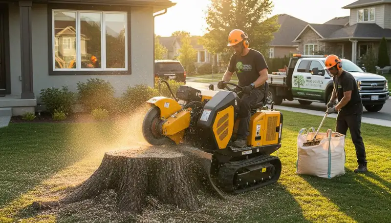Professional stump removal service in Clearwater, FL by Chop Chop Tree experts
