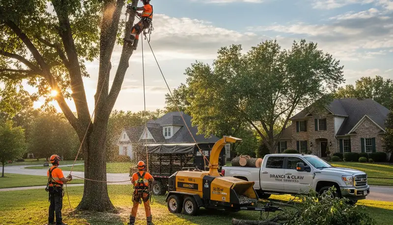 Arborist providing professional tree removal service in Clearwater, FL for storm and hurricane safety
