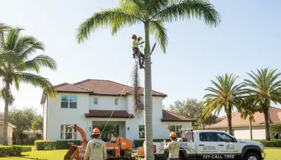 Professional tree removal service in Clearwater FL by certified arborists