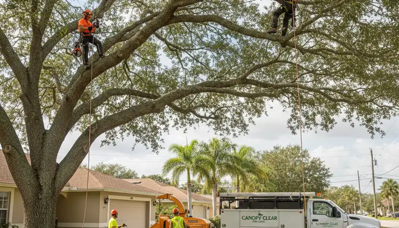 Professional tree removal service in Clearwater, FL by expert arborists
