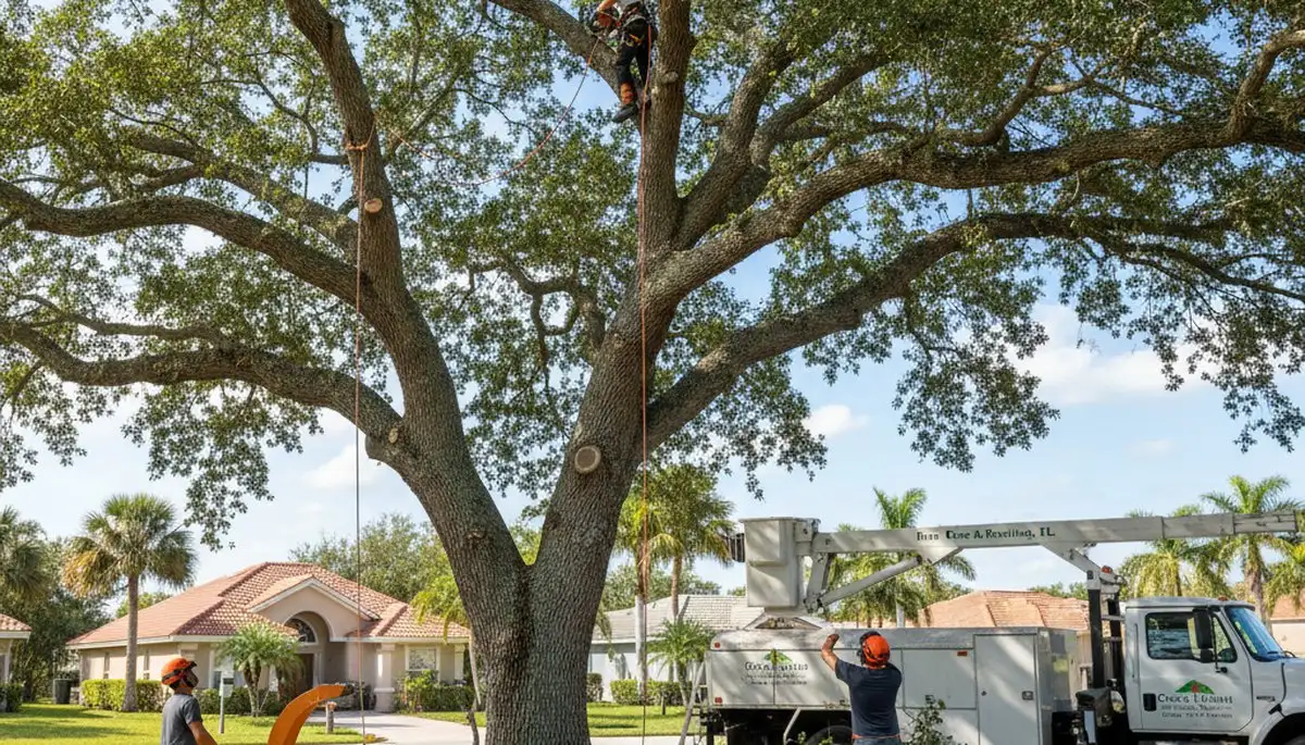 Professional tree removal service in Clearwater FL by licensed arborists