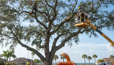 Professional tree removal service in Clearwater FL by licensed arborists