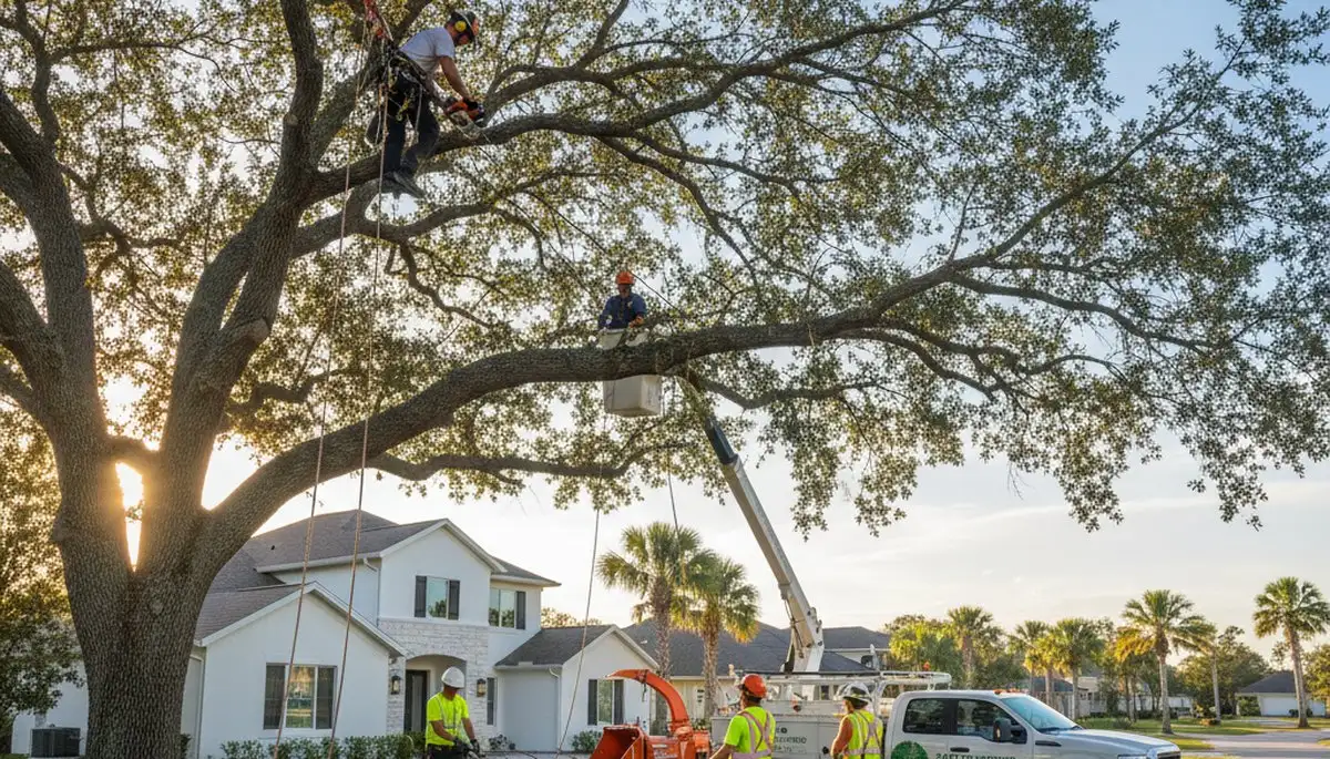 Professional tree removal service in Clearwater FL by local certified arborists